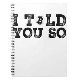 Caderno Espiral Eu Te Disse