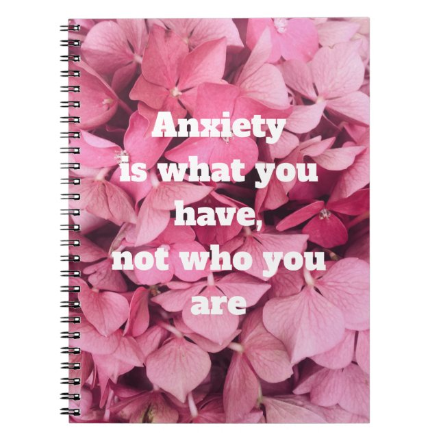 Caderno Espiral Eu Tenho Ansiedade (Frente)