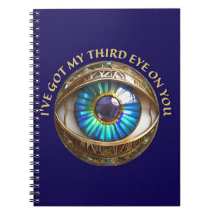 Caderno Espiral Eu tenho meu terceiro olho em você