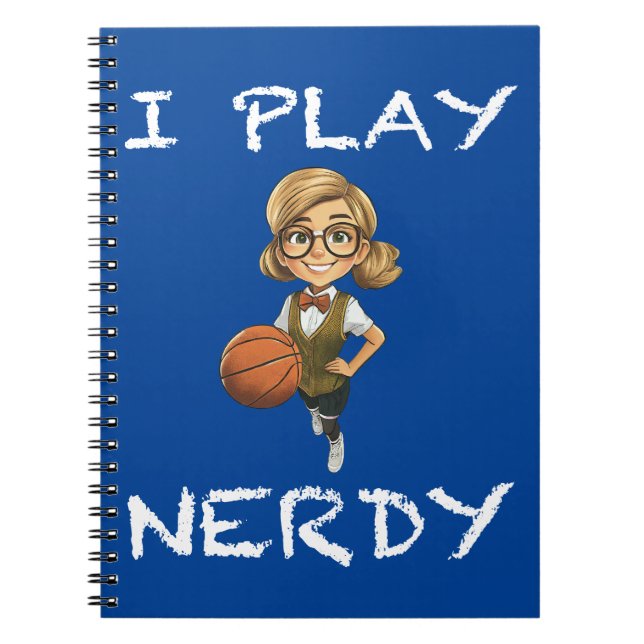 Caderno Espiral Eu Toco Nerdy (Frente)