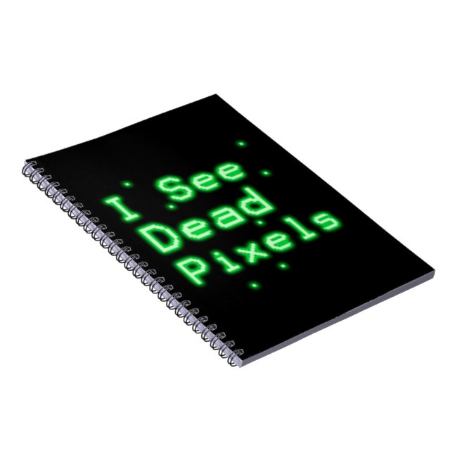 Caderno Espiral Eu ver pixéis inoperantes (Lado Direito)