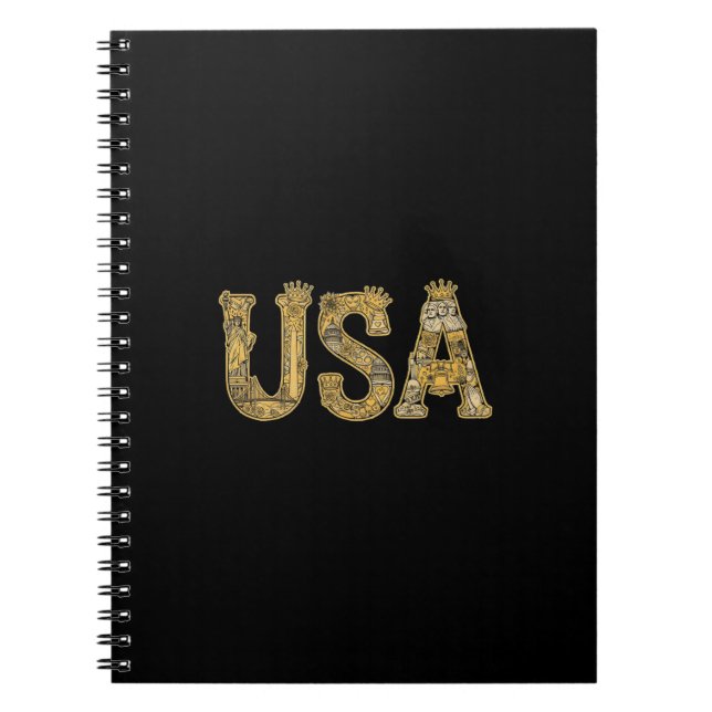 CADERNO ESPIRAL EUA (Frente)
