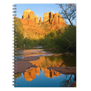Caderno Espiral EUA, Arizona. Cathedral Rock ao pôr do sol