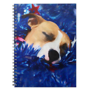 Caderno Espiral EUA - Cachorro Americano Touro Terrier