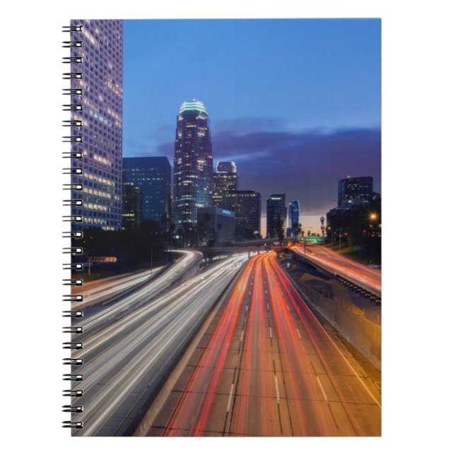 Caderno Espiral EUA, Califórnia, Los Angeles, 110 Freeway (Frente)