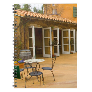 Caderno Espiral EUA, Califórnia, Sonoma Valley, Pacio em Viansa