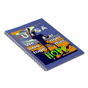 Caderno Espiral EUA: Mais Forte Juntos