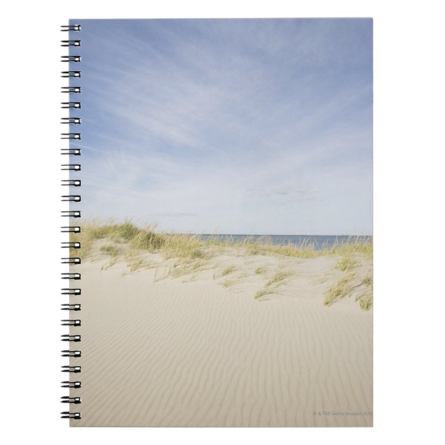 Caderno Espiral EUA, Massachusetts, Cape Cod, Nantucket, Sandy (Frente)