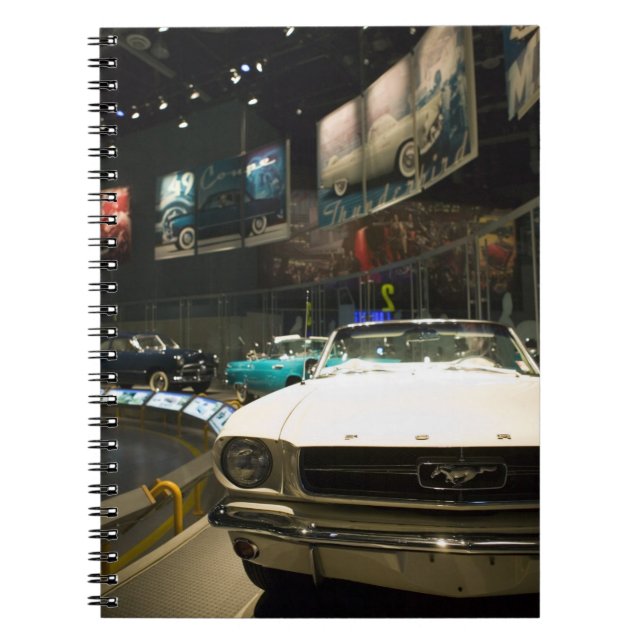 Caderno Espiral EUA, Michigan, Detroit: Excursão da fábrica do (Frente)