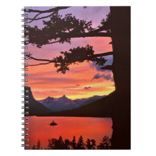 Caderno Espiral EUA, Montana, Parque Nacional Glaciar. Paisagem