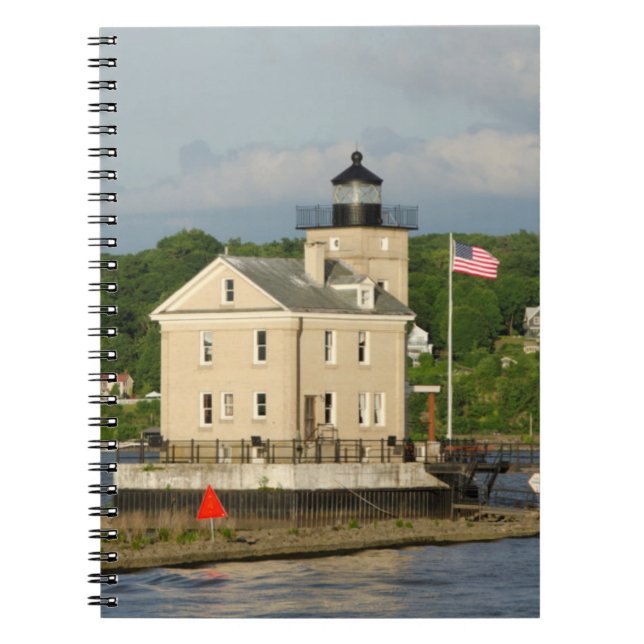 Caderno Espiral EUA, Nova York, Kingston, Rio Hudson. Rondout (Frente)