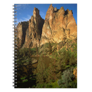 Caderno Espiral EUA, Oregon, Granite Cliffs Em Smith Rock State