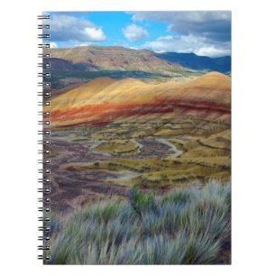 Caderno Espiral EUA, Oregon. Paisagem das Colinas Pintadas