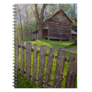 Caderno Espiral EUA, Tennessee, Cabana em Cades Cove