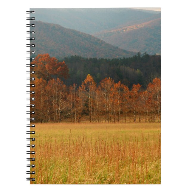 Caderno Espiral EUA, Tennessee. Cades Cove In Enfumaçado Mountain (Frente)