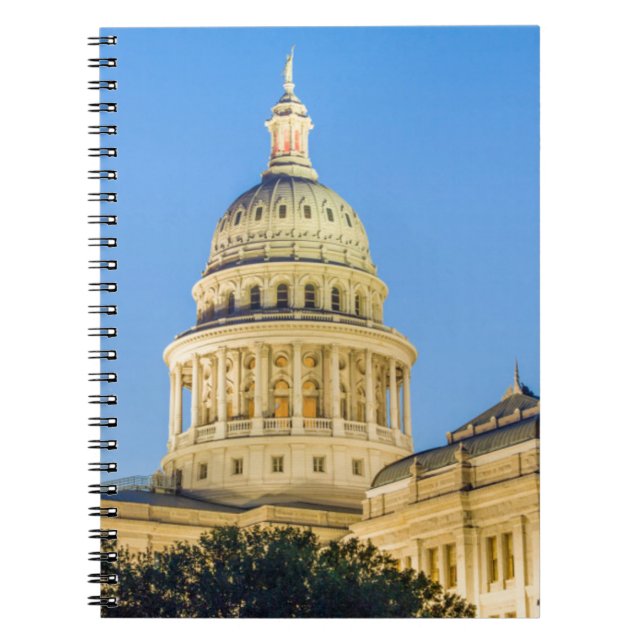 Caderno Espiral EUA, Texas, Austin. Edifício do Capitólio (1888) 3 (Frente)
