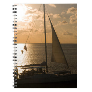 Caderno Espiral EUA, Texas, Ilha do Padre Sul. Navio