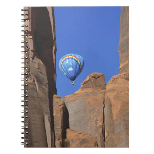 Caderno Espiral EUA, Utah, Monument Valley. Um balão de ar