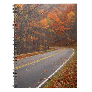 Caderno Espiral EUA, Virgínia, Parque Nacional Shenandoah, Skyline