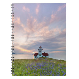 Caderno Espiral EUA, Washington, Ilhas San Juan. Pôr do sol