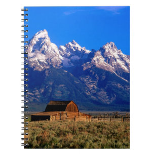 Caderno Espiral EUA, Wyoming, Parque Nacional Grand Teton, Manhã