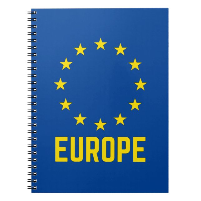 Caderno Espiral Europa (Frente)