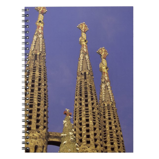Caderno Espiral Europa, Espanha, Barcelona Sagrada Família (Frente)