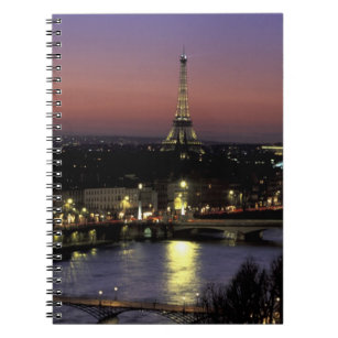 Caderno Espiral Europa, França, Paris, Sunset view do Eiffel