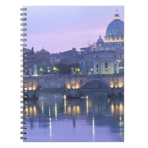 Caderno Espiral Europa, Itália, Roma, O Vaticano. St. Peter's &