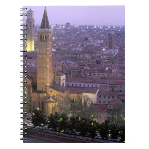 Caderno Espiral Europa, Itália, Vêneto, Verona. Vista do Castel