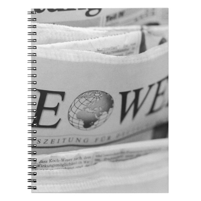 Caderno Espiral Europa, Suiça, Lucerna. Morra Bem O Mundo (Frente)