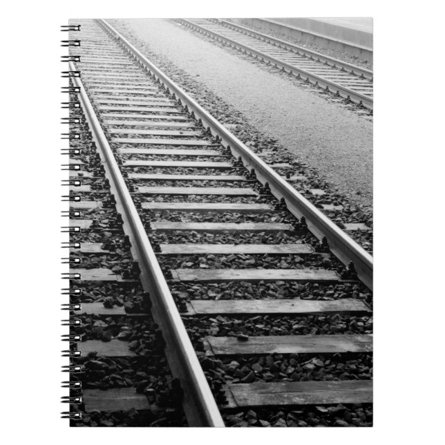 Caderno Espiral Europa, Suiça, Zurique. Vias de comboios (Frente)