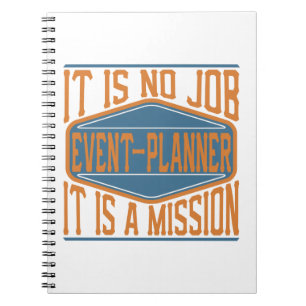Caderno Espiral Evento-Planejador - não é nenhum trabalho, ele