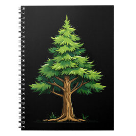 Caderno Espiral Evergreen forest