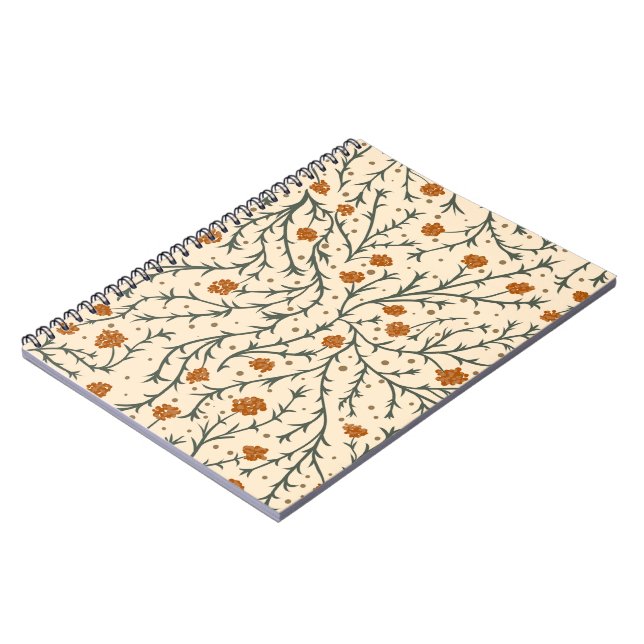 Caderno Espiral Evergreen Kisses Under the Mistletoe Heart (Left Side)