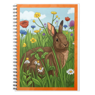 Caderno Espiral Every Bunny Loves Flowers