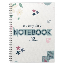 Caderno Espiral everyday love, notebook for daily notes