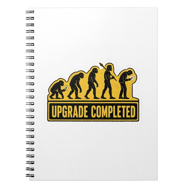 Caderno Espiral Evolução Divertida Concluída (Frente)