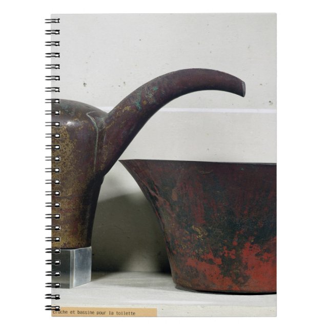 Caderno Espiral Ewer e bacia (cobre) (Frente)