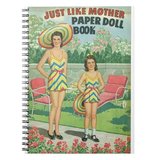 Caderno Espiral exatamente como a mãe (Frente)