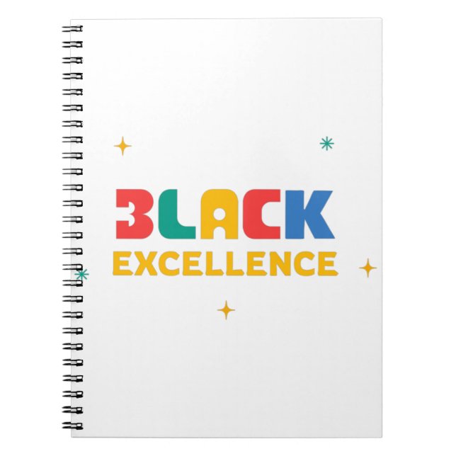 Caderno Espiral Excelência negra (Frente)