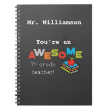 Excelente Apreciação de Professores do 7º ano