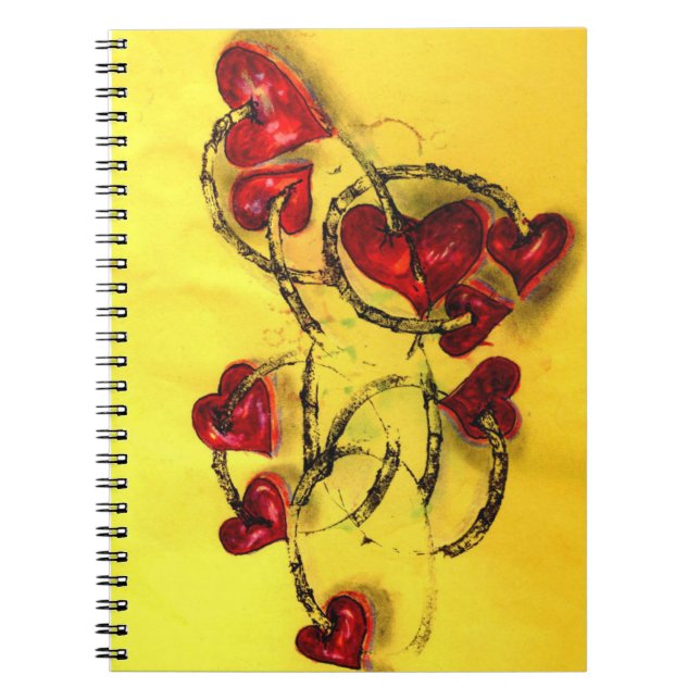 Caderno Espiral Excelente de arte moderna para (Frente)