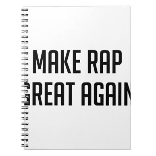 Caderno Espiral Excelente do rap outra vez