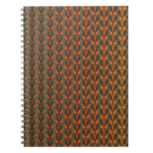 Caderno Espiral Excelente Gatsby Feather art deco design