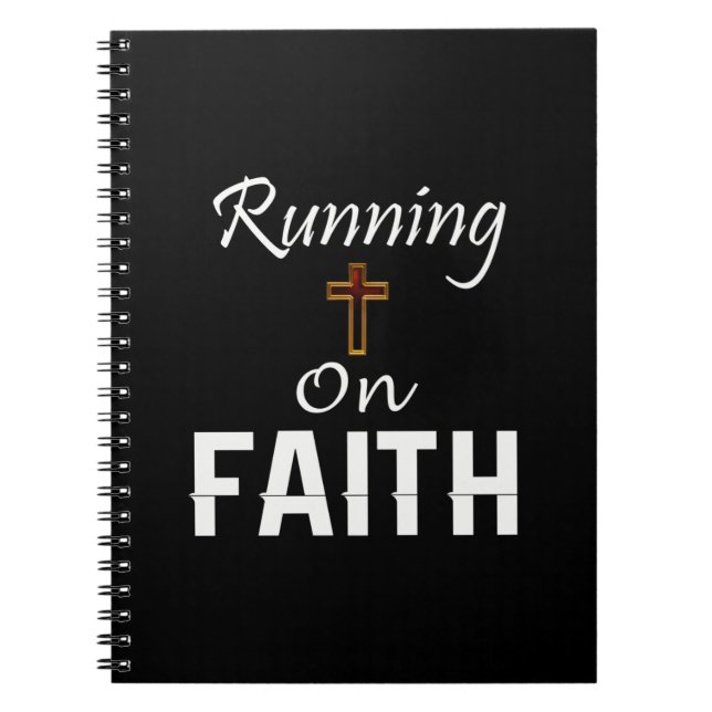 Caderno Espiral Executando em Faith Runner (Frente)