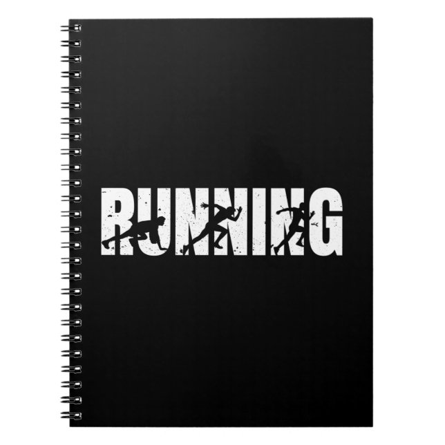 Caderno Espiral Executando| Runner| Maraton (Frente)