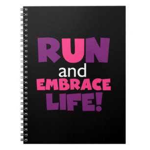 Caderno Espiral Executar Embrace Life Pink