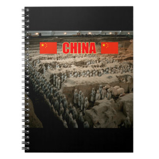 Caderno Espiral Exército de Terracotta da CHINA