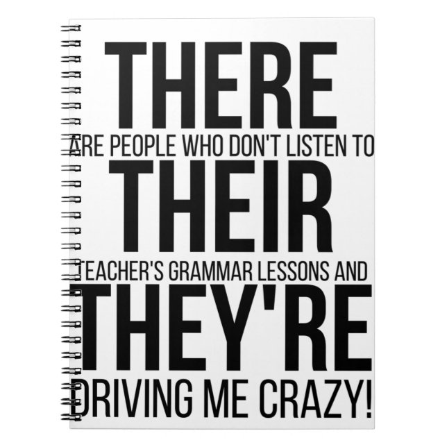 Caderno Espiral Existem Pessoas (Frente)